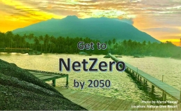 Image: Get to Net Zero 2050 (Photo by Merza Gamal)