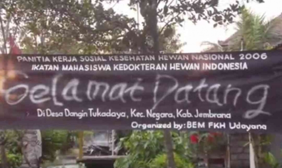 Kerja Sosial Kesehatan Hewan Nasional IMAKAHI Tahun 2006 di Kab Jembrana Provinsi Bali (Dok. Pri)