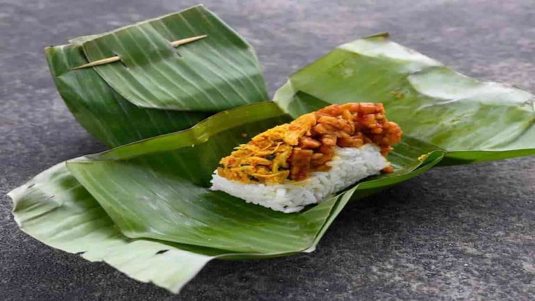 ilustasi nasi bungkus, sumber foto: harapan rakyat