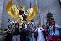 Ilustrasi toleransi umat beragama di Indonesia (Antara Foto/Hafidz Mubarak via Kompas.com)