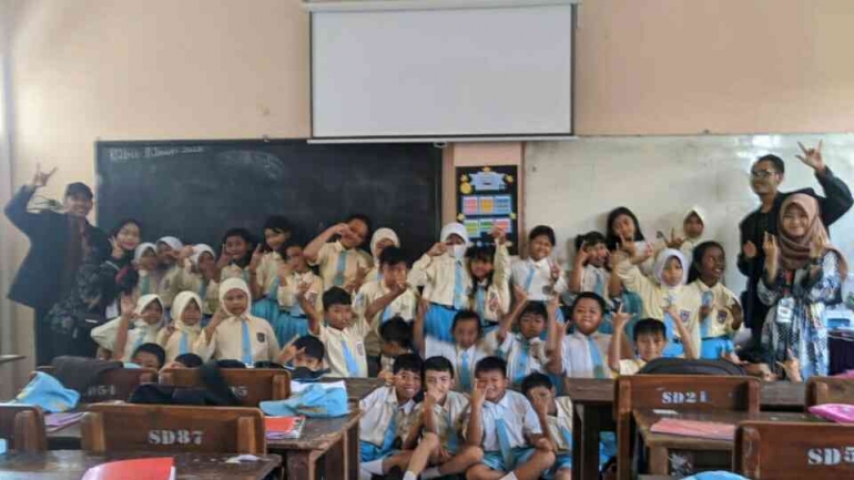 Pembelajaran di kelas 4 (dok.prib/Oktavia N) 