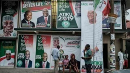 Suasana kampanye pemilu presiden Nigeria || AFP Photo