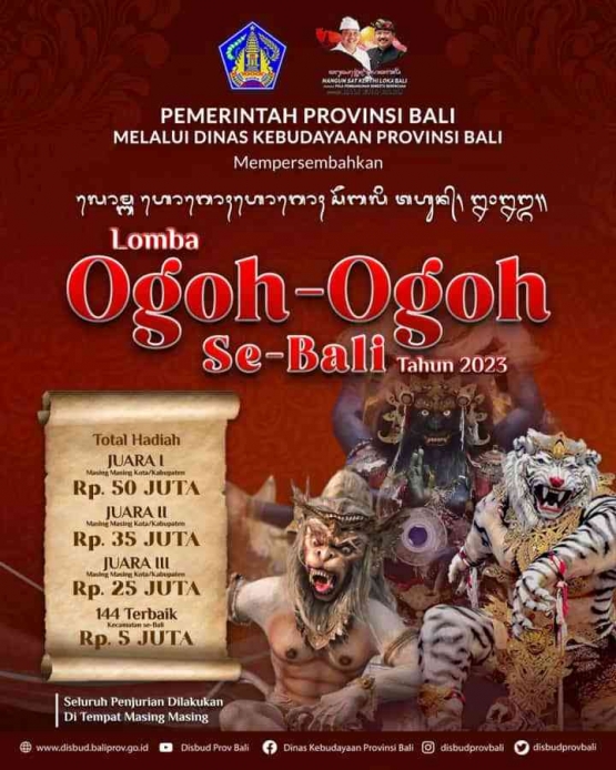 Ajang Lomba Ogoh-Ogoh di Bali | Sumber Situs Dinas Kebudayaan Provinsi Bali