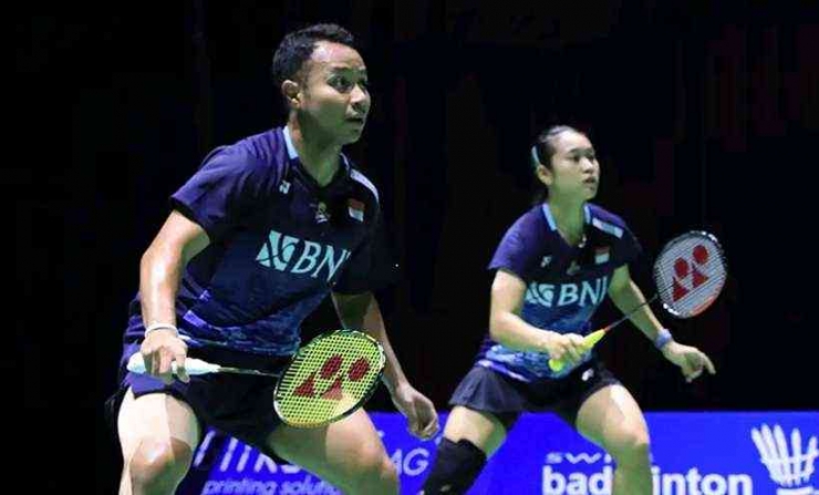 Rehan/Lisa dkk berhasil melaju ke babak 16 besar Swiss Open 2023 (Foto Facebook.com/Badminton Indonesia) 