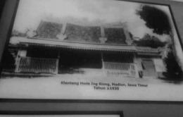 Klenteng Hwie Ing Kiong tahun 1930.Diambil dari foto tempo doeloe di PSC Madiun (dokpri) 