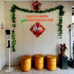 Sudut toko Kueh Moaci Gemini Kentangan Semarang (foto: dokumentasi pribadi)