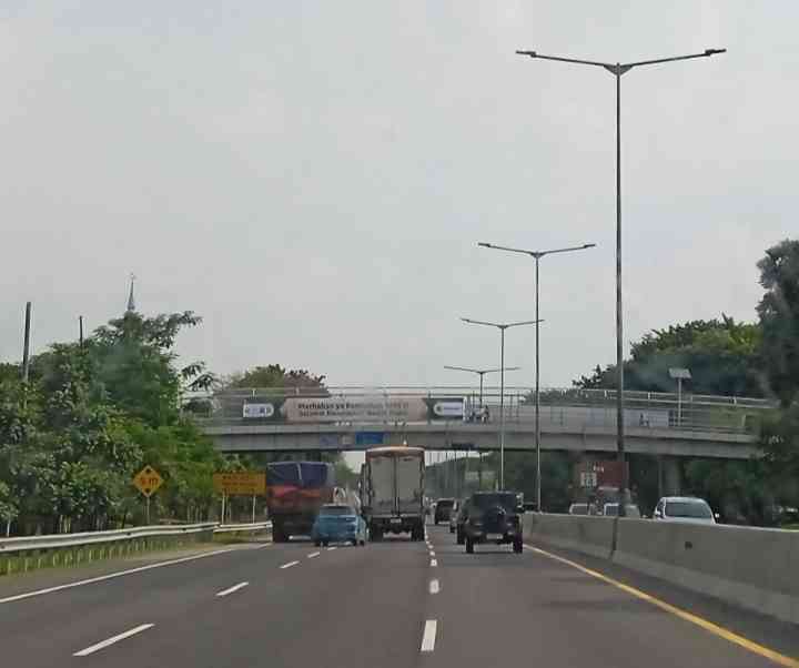 Mudik via jalan tol (dokpri) 