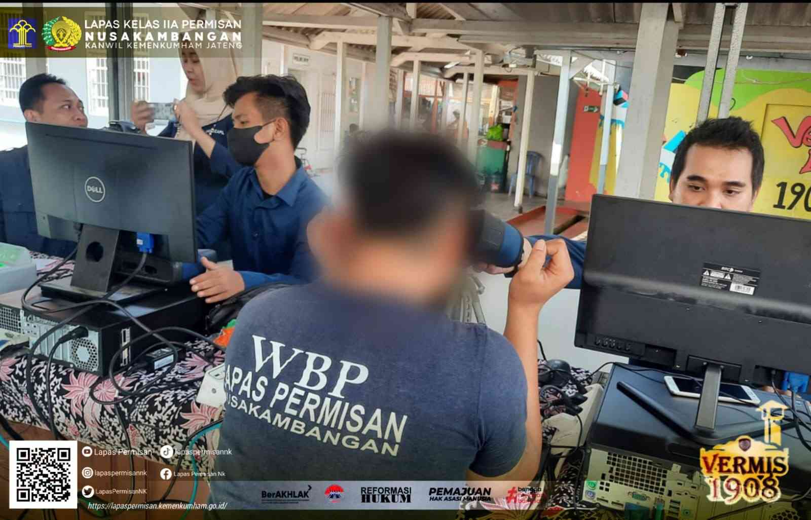 Lapas Permisan Dan Disdukcapil Cilacap Sinkronkan Data KTP Elektronik ...