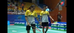 Aksi Jafar/Aisyah di semifinal Vietnam IC (Bidik Layar YouTube.com/Truc Tiep Cau Long) 
