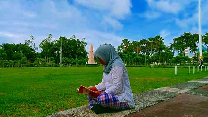 Taman Tugu, selalu asyik buat jadi spot nge-konten. Dokpri