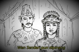 Ilustrasi Pernikahan Wan Sundaria dan Sangsapurba // Dok. Sutanadil Institute