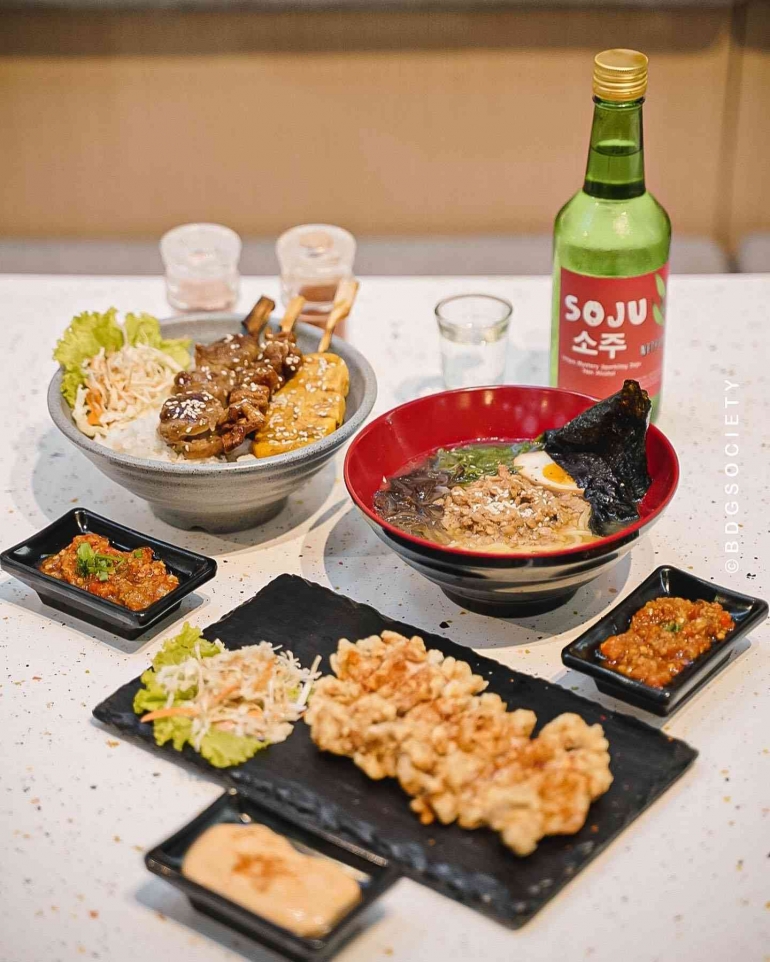 Menu andalan restoran Tami Yakitori (source : Instagram @bdgsociety)