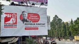 Sosok Ganjar Pranowo Dalam Media Kampanye PSI | Sumber Detik.com