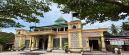 Masjid Baitul Hajar Balah Hilie Lubuk Alung, Kabupaten Padang Pariaman. (foto dok pribadi)