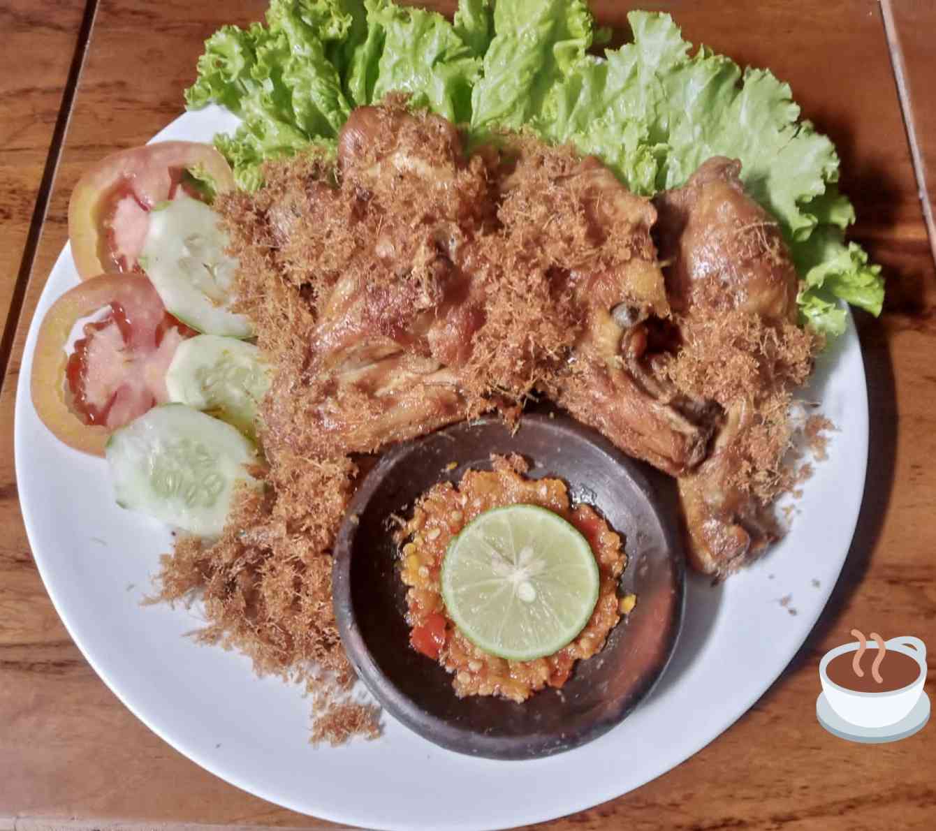 Menu Ayam Goreng Lengkuas. Dokpri Yuliyanti