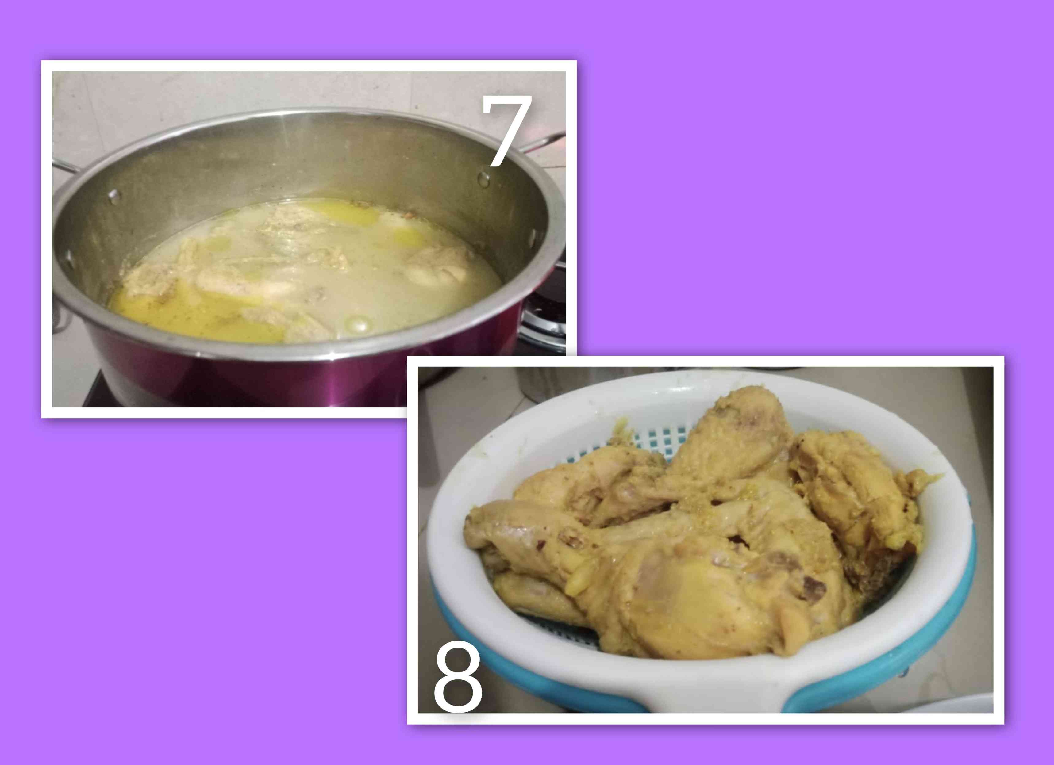 Cara mengolah ayam, kolase foto Yuliyanti