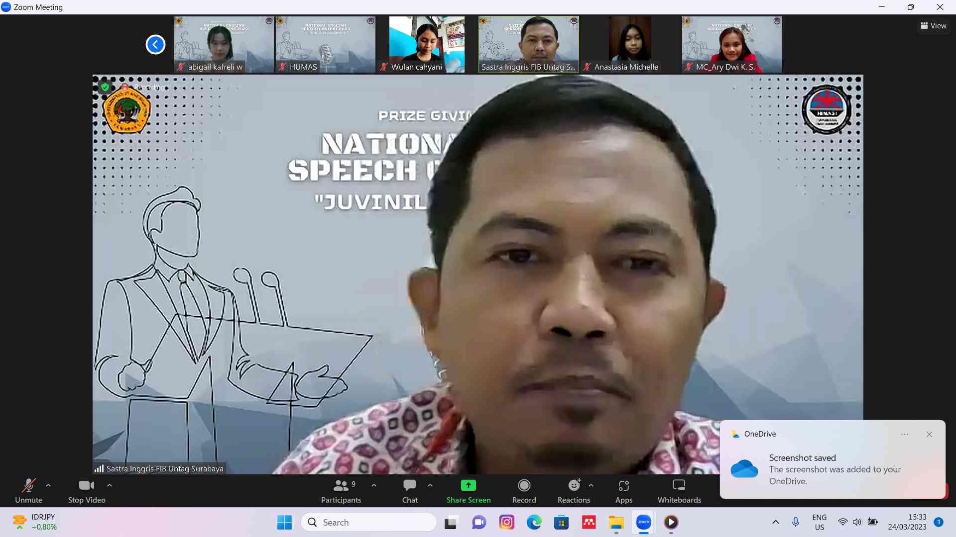 National English Speech Contest 2023: Ajang Kompetisi Siswa Berpidato ...