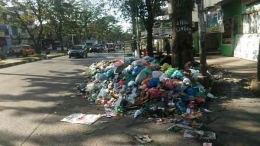Pembuangan sampah Sembarangan Setiabudi Medan/detik.com
