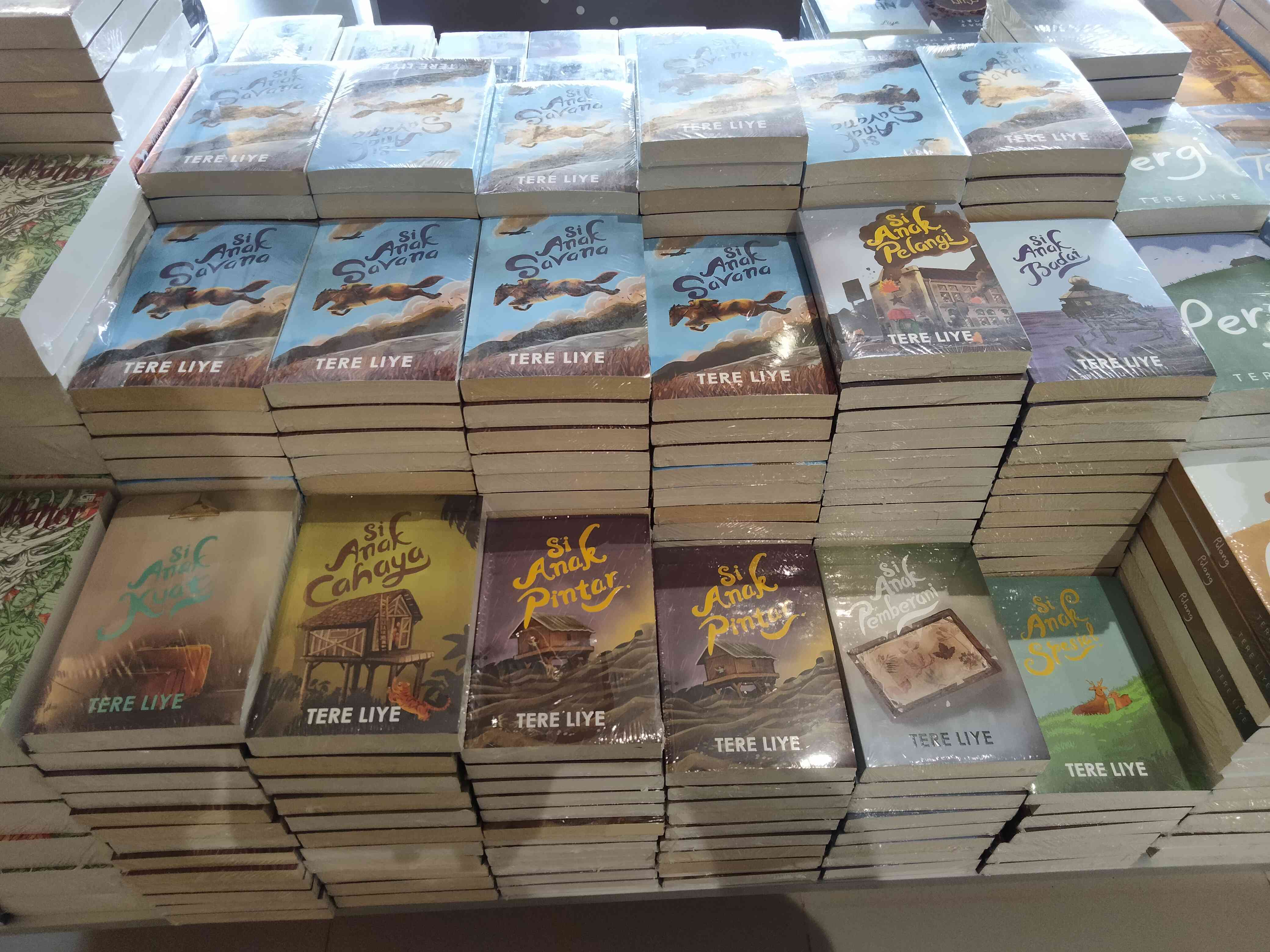 Buku-buku karya Tere Liye.Dokpri