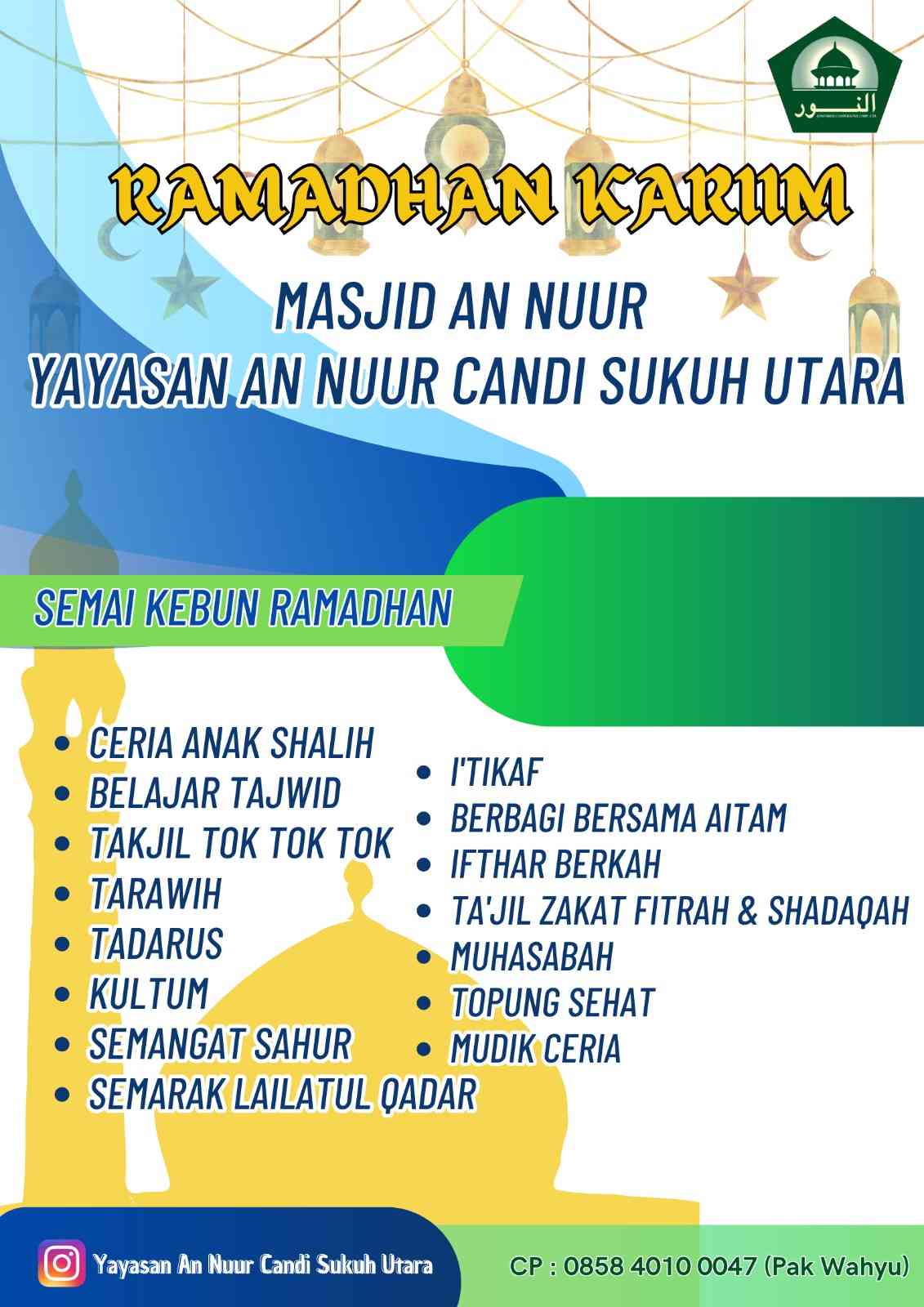 Dok. Yayasan An-Nuur Candi Sukuh Utara