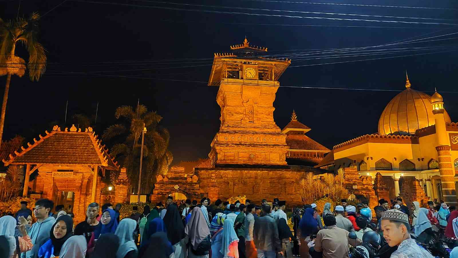 Menara Kudus saat Festival Dandangan (dok pribadi)