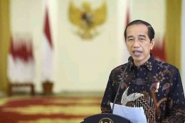 Presiden Jokowi. (Tangkapan layar youtube sekretariat presiden dipublikasikan kompas.com)