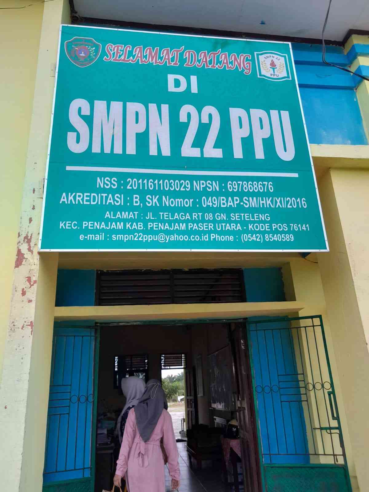 Ruang guru SMP 22 PPU (dokpri)