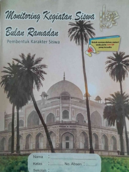 Buku Monitoring Kegiatan Siswa Bulan Ramadan (dokpri)