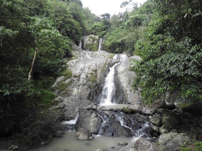 Curug Cibeungan yang Berundak. dokpri