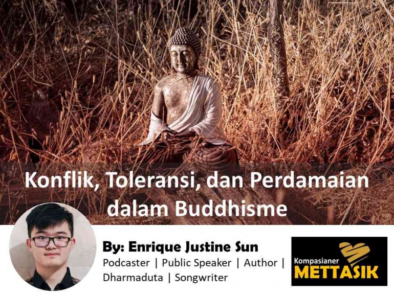 Konflik, Toleransi, dan Perdamaian dalam Buddhisme (gambar: isfcogito.org, diolah pribadi)
