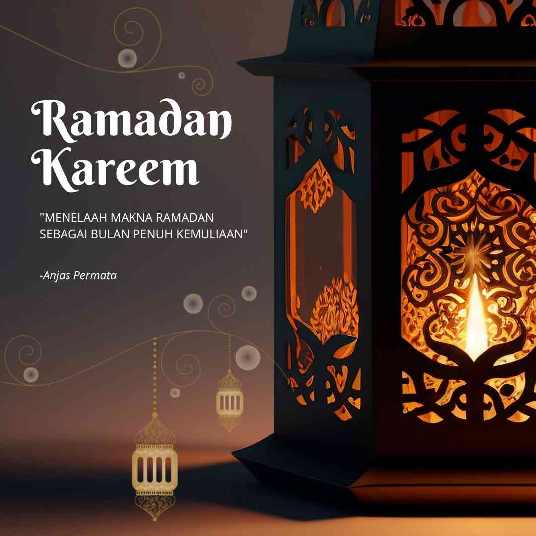 Ramadan Kareem. Sumber: dokumentasi pribadi