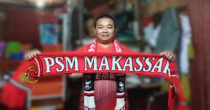 Persiapan perayaan juara PSM Makassar lewat nonton bareng. Sumber: dok. pribadi.