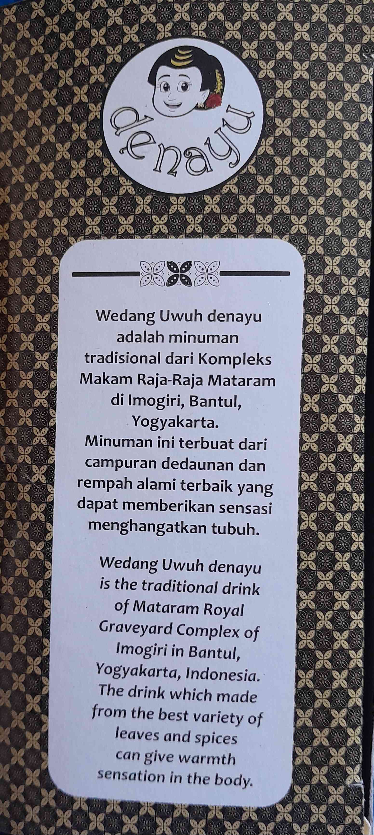 Deskripsi Wedang Uwuh yang saya konsumsj (Dok.Pri)