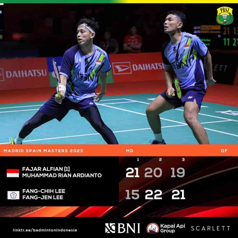 Juara All England 2023 kandas membuat netizen kaget (Foto Facebook.com/Badminton Indonesia)