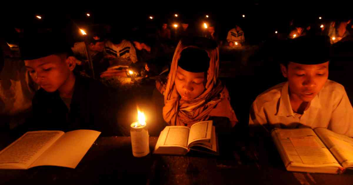 Foto: Uniknya Ngaji Malam Selikuran di Boyolali / Kompas.com