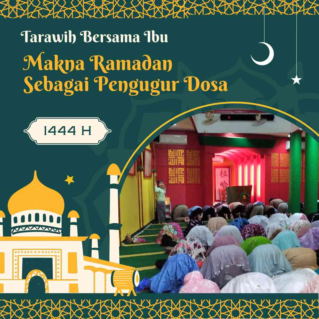 Tarawih bersama ibu, makna ramadan penggugur dosa. (dok.windhu)