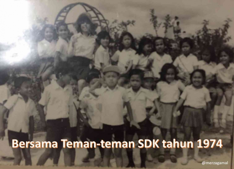 Image: Saat kelas 3 SDK Santa Maria tahun 1974 (Photo by Merza Gamal)