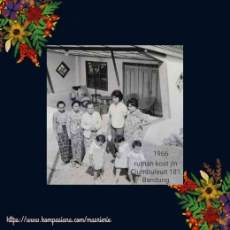Rumah nenek Cisatu Ciumbuleuit Bandung 1960 an (koleksi pribadi ) .