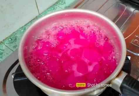 Kolang Kaling Warna Pink, Menu Takjil Legedaris sejak kecil | Dokpri