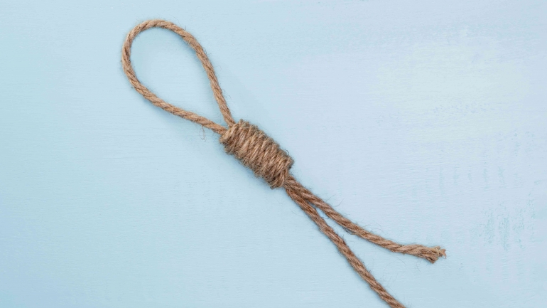 Ilustrasi tali untuk bunuh diri. (sumber: pixabay.com/ OpenClipart-Vectors)