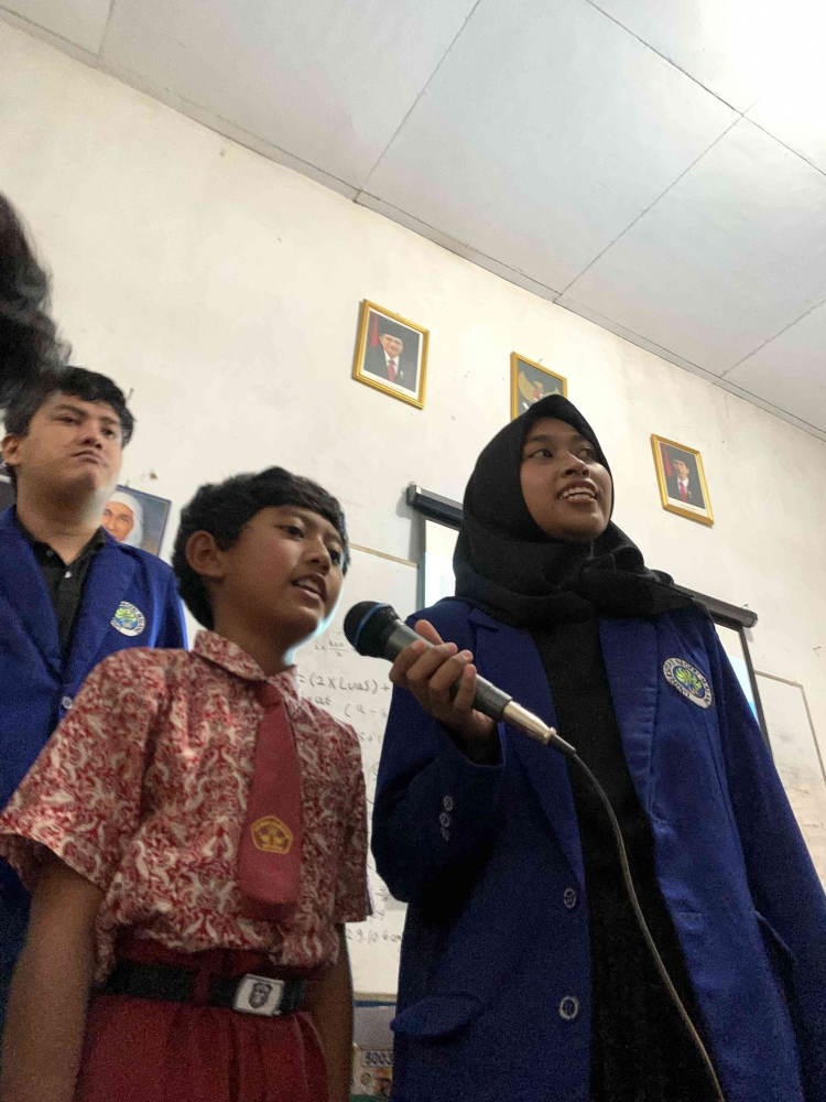 Sesi tanya jawab, 01/03/2023. Foto: Fiqhi ML/KKN UM