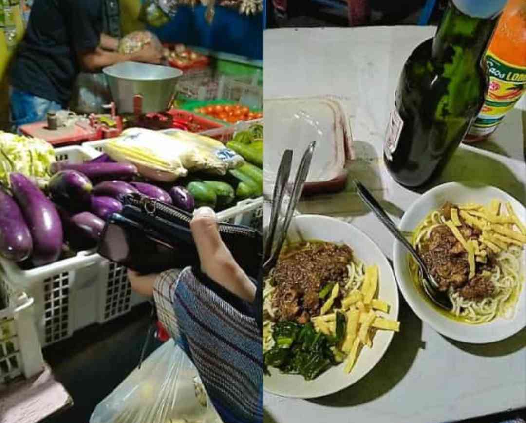 Pedagang Sayur dan Mie Kuah/Dok Pribadi