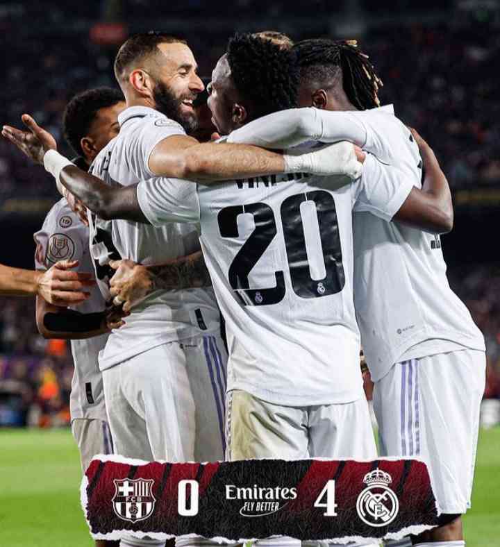 Para pemain Real Madrid merayakan gol/dok.Real Madrid