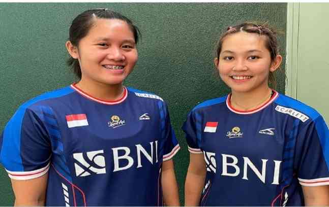Pasangan ganda putri Indonesia yang sukses melaju ke babak perempatfinal Orleans Masters 2023 Lanny/Ribka (foto: dok.PBSI)
