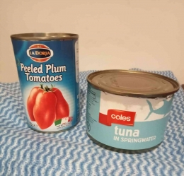 Tomat kaleng dan ikan tuna/Dok pribadi