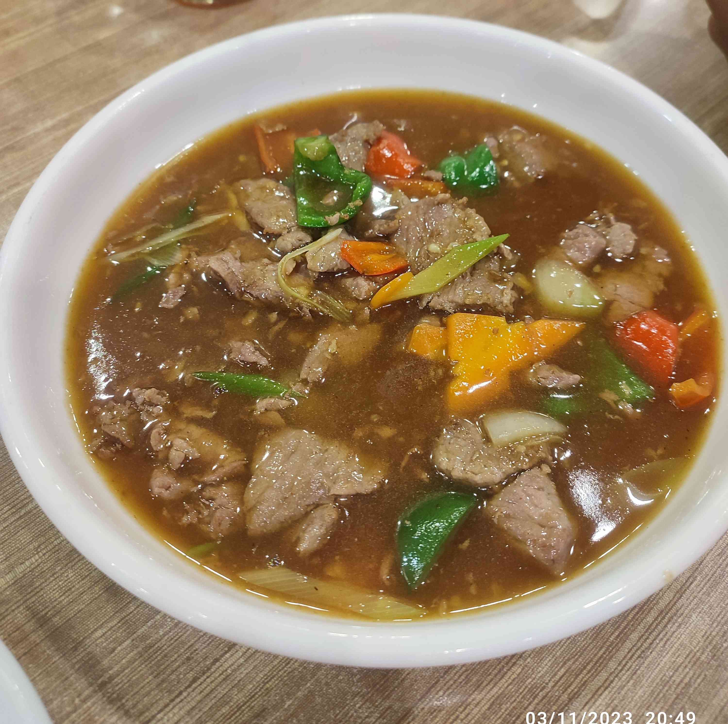 Foto pribadi: Salah satu menu di resto sebuah mall di Kabupaten Bogor