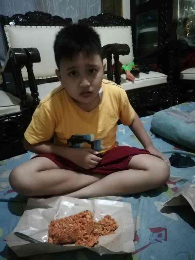 Akhirnya adek sahur (Pict: Dokumen pribadi)