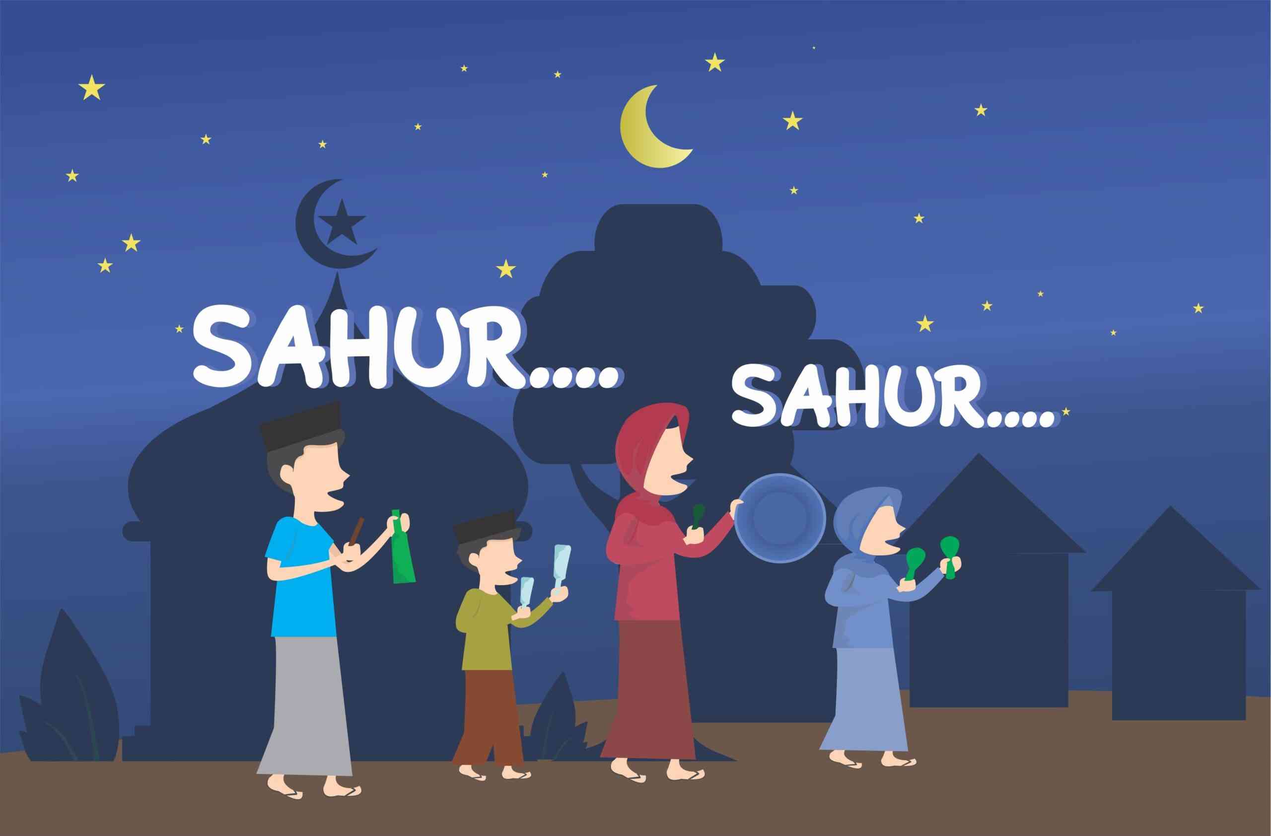 Hiburan sahur.Sumber: https://www.mosintuwu.com/