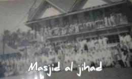 Masjid Aljihad tahun 60-an masih berupa bangunan kayu/foto: Facebook Amm Rejang Lebong