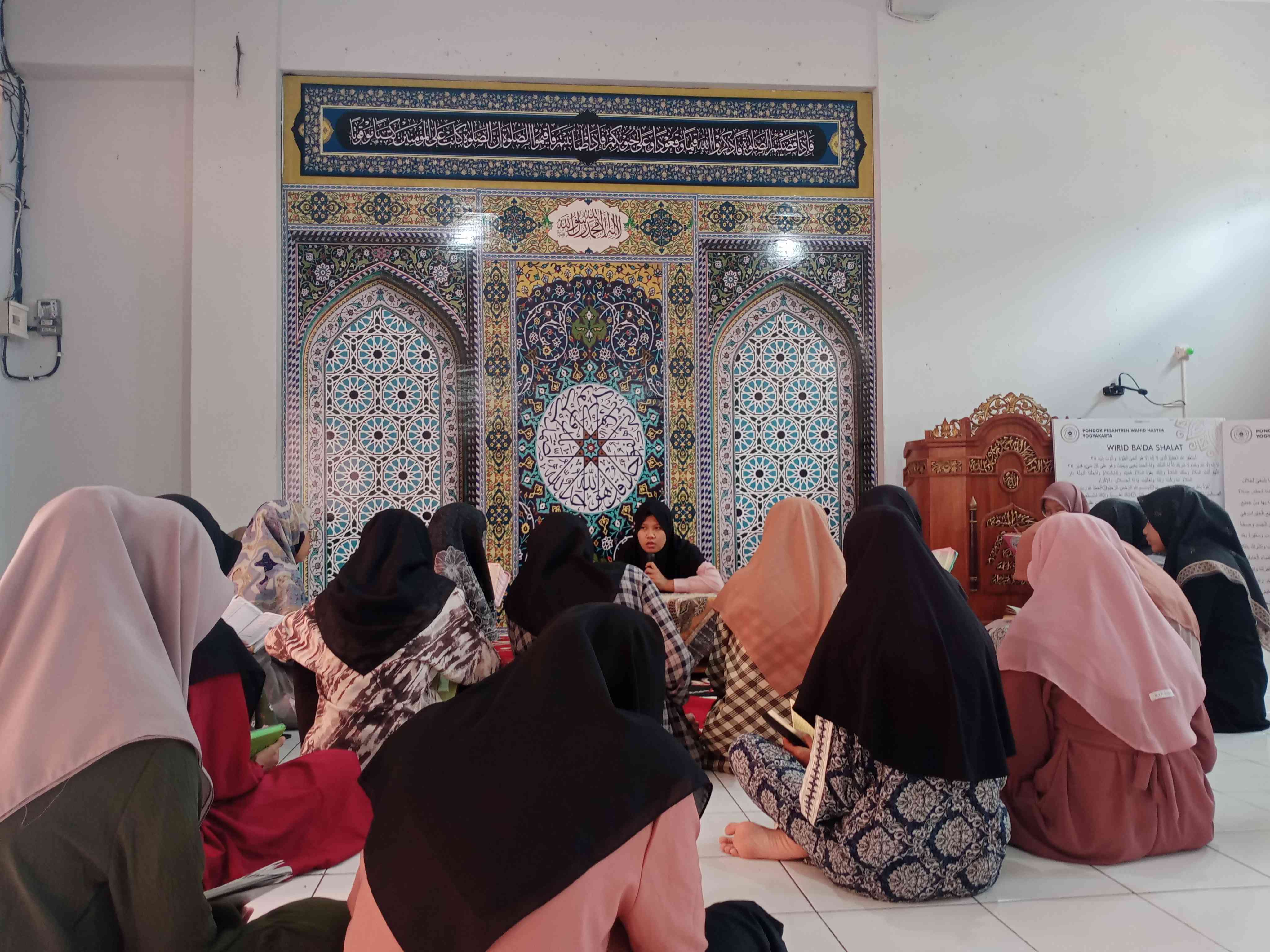 Suasana simaan bil ghoib 30 juz di marhalah 1 (dokumen pribadi)